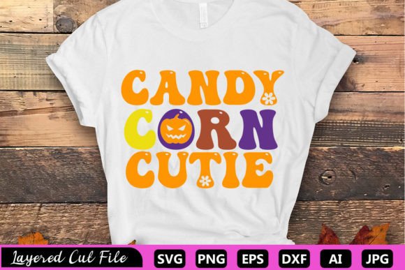 Candy Corn Cutie RETRO SVG