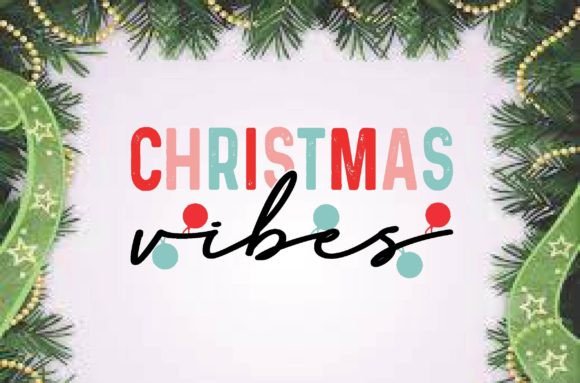 Christmas Vibes-Christmas Retro Svg