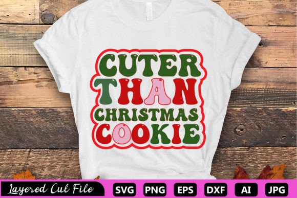 Cuter Than Christmas Cookie RETRO SVG