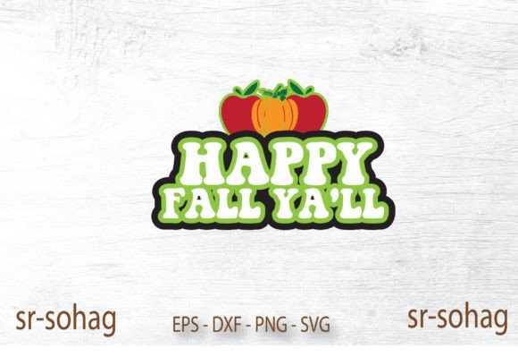 Happy Fall Ya ll RETRO SVG