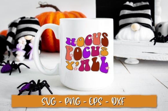 Hocus Pocus Yall Retro SVG