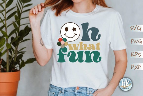 Oh What Fun Retro SVG