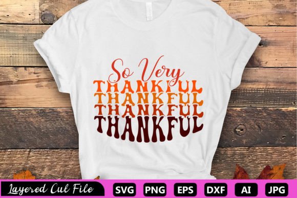So Very Thankful RETRO SVG