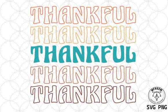 Thankful Retro SVG Sublimation