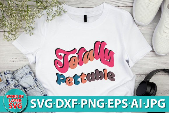 Totally Pettable RETRO SVG